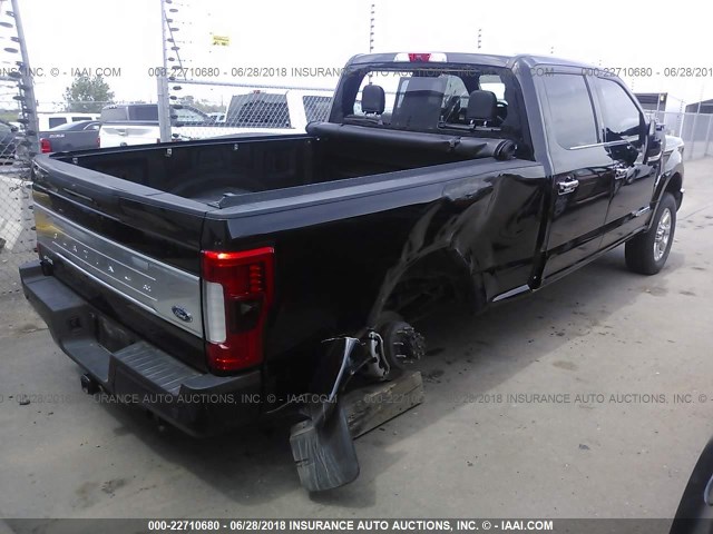 1FT8W3BT5HED51348 - 2017 FORD F350 SUPER DUTY BLACK photo 4