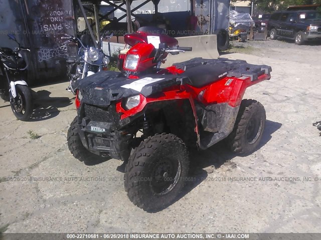 4XASEE576JA251041 - 2018 POLARIS SPORTSMAN 570 EPS 红色 照片 2