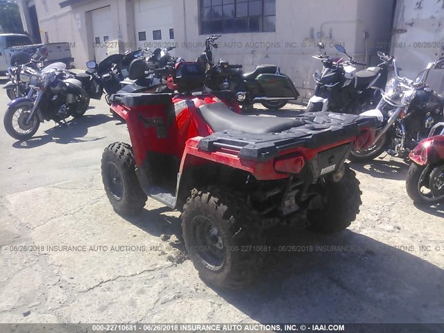 4XASEE576JA251041 - 2018 POLARIS SPORTSMAN 570 EPS 红色 照片 3