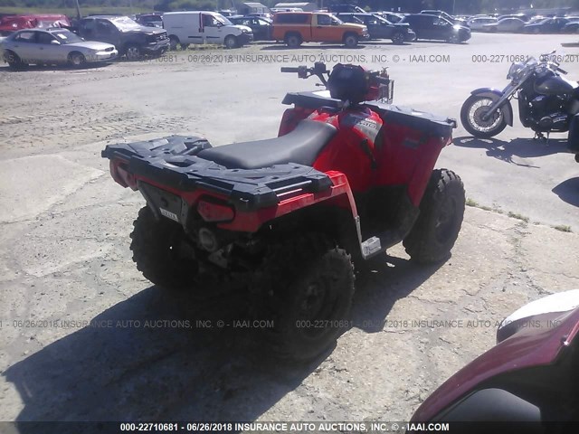 4XASEE576JA251041 - 2018 POLARIS SPORTSMAN 570 EPS 红色 照片 4