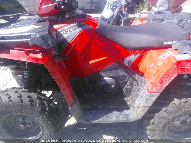 4XASEE576JA251041 - 2018 POLARIS SPORTSMAN 570 EPS 红色 照片 9