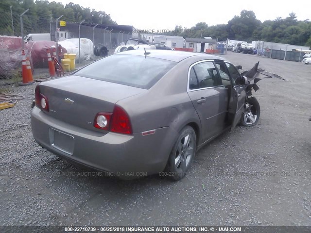 1G1ZH57B28F272460 - 2008 CHEVROLET MALIBU 1LT Champagne photo 4