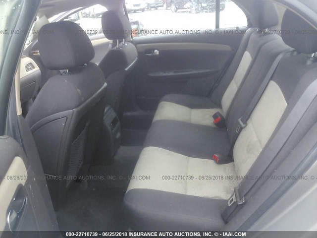 1G1ZH57B28F272460 - 2008 CHEVROLET MALIBU 1LT Champagne photo 8