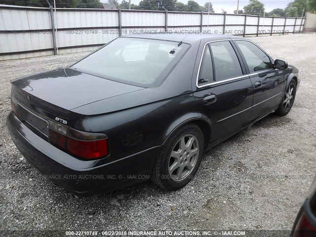 1G6KY549X2U169366 - 2002 CADILLAC SEVILLE STS BLACK photo 4