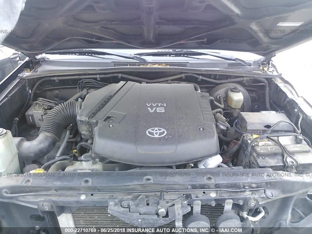 5TETU62N27Z399775 - 2007 TOYOTA TACOMA PRERUNNER ACCESS CAB BLACK photo 10