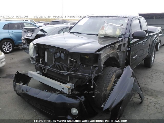 5TETU62N27Z399775 - 2007 TOYOTA TACOMA PRERUNNER ACCESS CAB BLACK photo 2