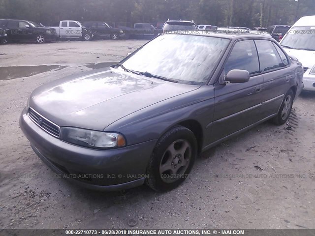 4S3BD6552S7237216 - 1995 SUBARU LEGACY LS/LSI GRAY photo 2