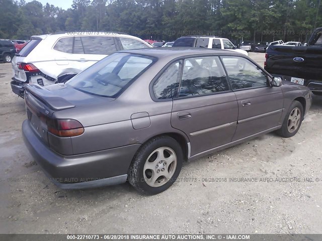 4S3BD6552S7237216 - 1995 SUBARU LEGACY LS/LSI GRAY photo 4