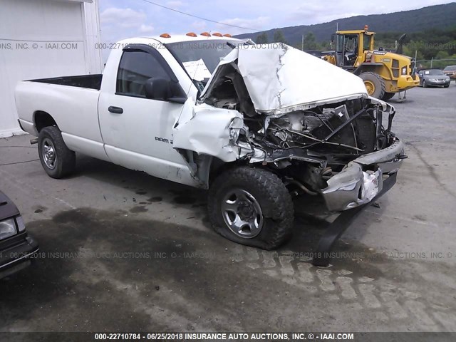 3D7KS26D96G202161 - 2006 DODGE RAM 2500 ST/SLT WHITE photo 1