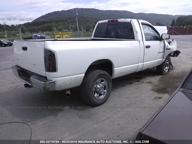 3D7KS26D96G202161 - 2006 DODGE RAM 2500 ST/SLT WHITE photo 4