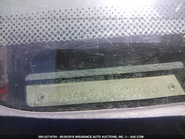 3D7KS26D96G202161 - 2006 DODGE RAM 2500 ST/SLT 白色 照片 9