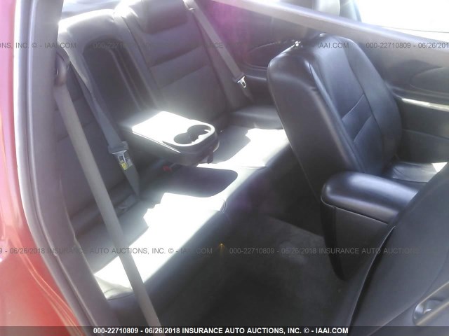 2G1WL16C669405263 - 2006 CHEVROLET MONTE CARLO SS 红色 照片 8