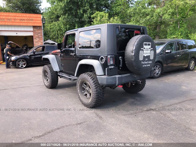 1J4AA2D1XBL608751 - 2011 JEEP WRANGLER SPORT BLACK photo 3