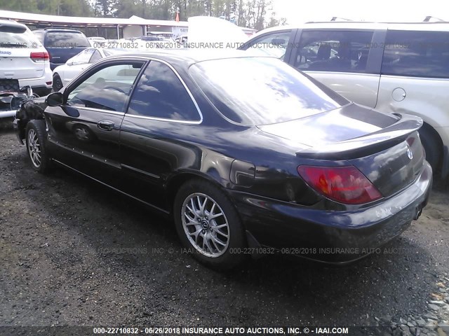 19UYA2252XL001200 - 1999 ACURA 3.0CL Սև լուսանկար 3