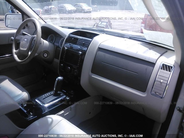 1FMCU59379KA28550 - 2009 FORD ESCAPE HYBRID SILVER photo 5