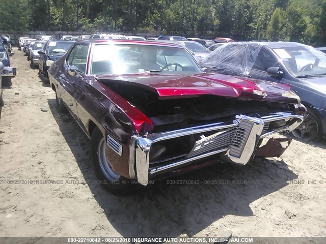 266578E105660 - 1968 PONTIAC GRAND PRIX RED photo 1