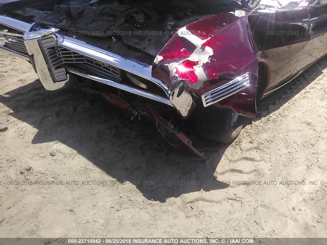 266578E105660 - 1968 PONTIAC GRAND PRIX RED photo 6