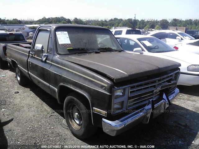 1GCDR14H2HF394610 - 1987 CHEVROLET R10 BROWN photo 1