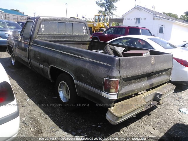 1GCDR14H2HF394610 - 1987 CHEVROLET R10 BROWN photo 3