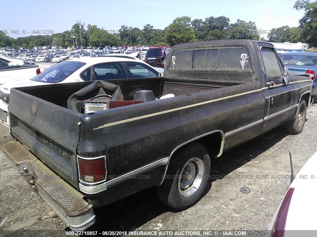 1GCDR14H2HF394610 - 1987 CHEVROLET R10 BROWN photo 4