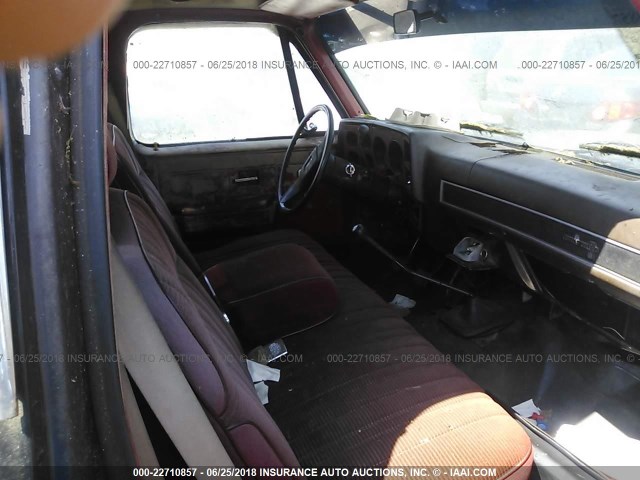 1GCDR14H2HF394610 - 1987 CHEVROLET R10 BROWN photo 5