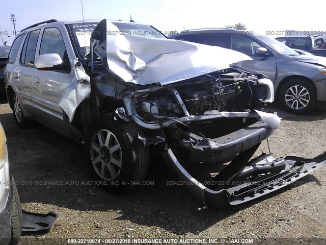 5GADT13S252223245 - 2005 BUICK RAINIER CXL SILVER photo 1