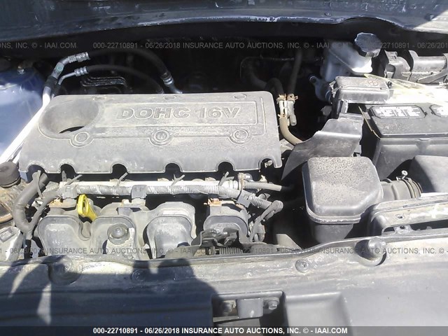 KM8JUCAC3BU159069 - 2011 HYUNDAI TUCSON GLS/LIMITED 蓝色 照片 10