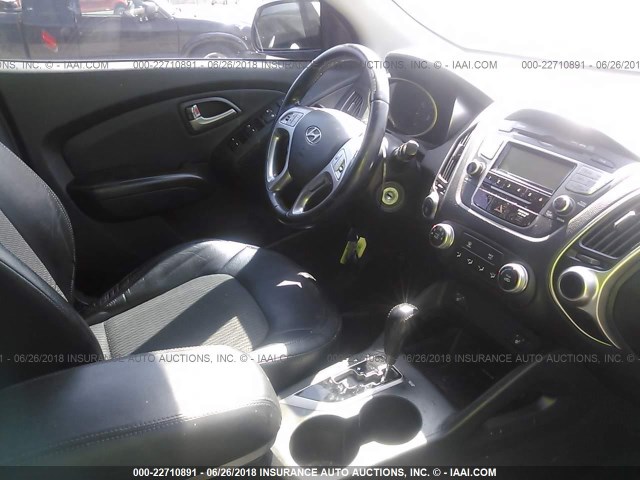 KM8JUCAC3BU159069 - 2011 HYUNDAI TUCSON GLS/LIMITED 蓝色 照片 5