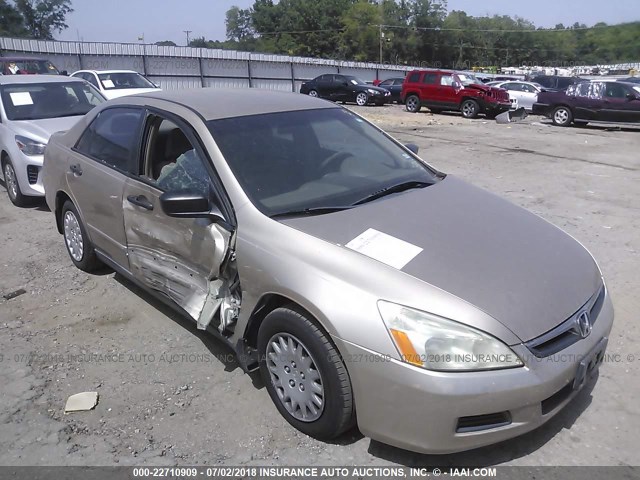 1HGCM56167A185143 - 2007 HONDA ACCORD VALUE TAN photo 6