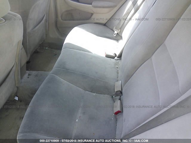 1HGCM56167A185143 - 2007 HONDA ACCORD VALUE TAN photo 8