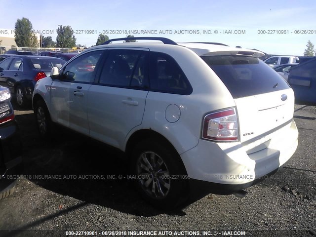 2FMDK49C07BA57545 - 2007 FORD EDGE SEL PLUS CREAM photo 3