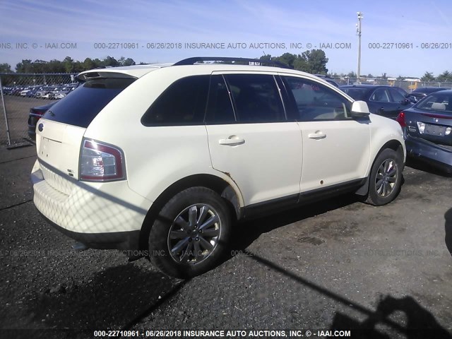 2FMDK49C07BA57545 - 2007 FORD EDGE SEL PLUS CREAM photo 4