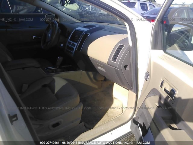 2FMDK49C07BA57545 - 2007 FORD EDGE SEL PLUS CREAM photo 5