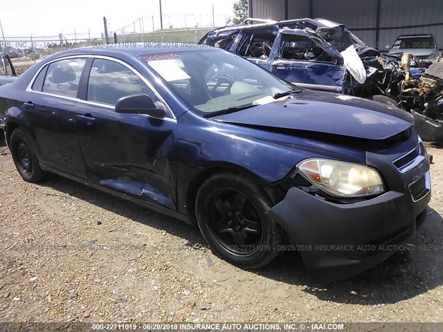 1G1ZA5E00AF278737 - 2010 CHEVROLET MALIBU LS BLUE photo 1