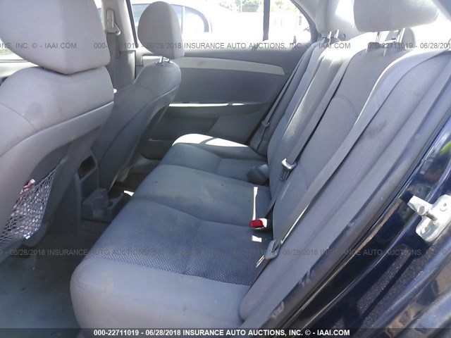 1G1ZA5E00AF278737 - 2010 CHEVROLET MALIBU LS BLUE photo 8