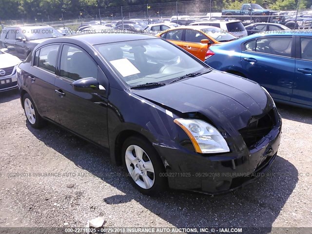 3N1AB61E28L690119 - 2008 NISSAN SENTRA 2.0/2.0S/2.0SL BLACK photo 1