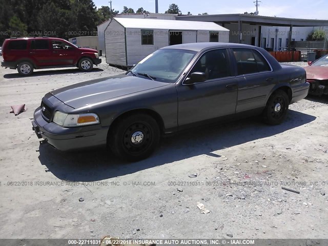 2FABP7BV3BX120830 - 2011 FORD CROWN VICTORIA POLICE INTERCEPTOR GRAY photo 2