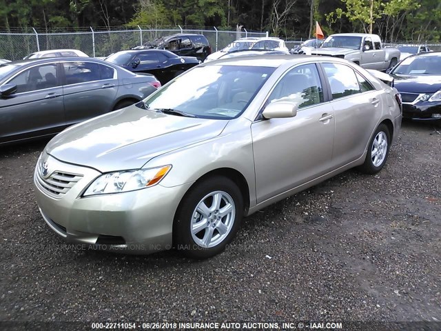 4T1BE46K28U260152 - 2008 TOYOTA CAMRY CE/LE/XLE/SE TAN photo 2