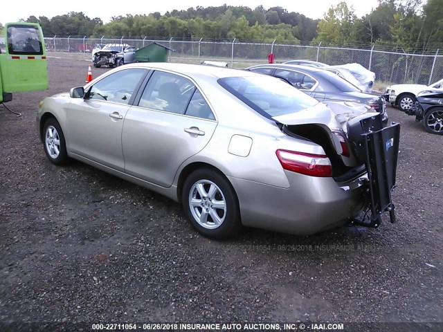 4T1BE46K28U260152 - 2008 TOYOTA CAMRY CE/LE/XLE/SE TAN photo 3