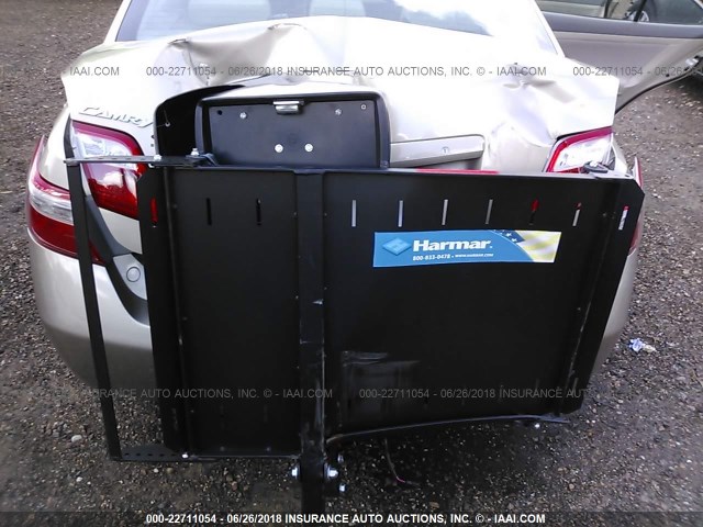 4T1BE46K28U260152 - 2008 TOYOTA CAMRY CE/LE/XLE/SE TAN photo 6