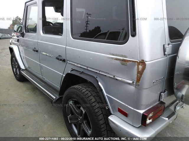 WDCYC3KF2GX244905 - 2016 MERCEDES-BENZ G 550 SILVER photo 6