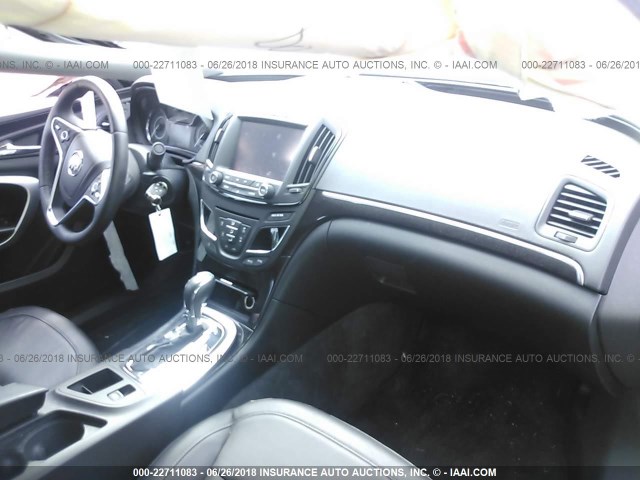 2G4GK5EX4F9284674 - 2015 BUICK REGAL BLACK photo 5