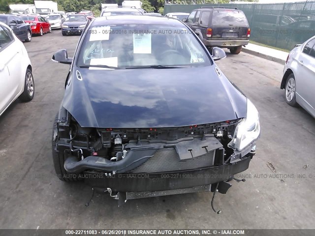 2G4GK5EX4F9284674 - 2015 BUICK REGAL BLACK photo 6