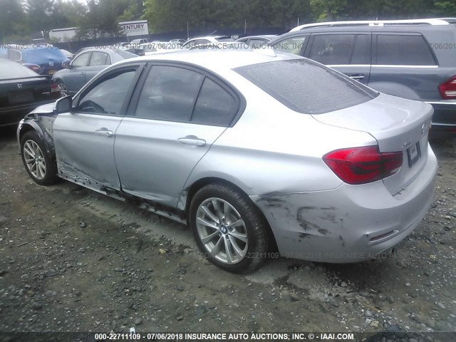 WBA8E5G35HNU42754 - 2017 BMW 320 XI SILVER photo 3