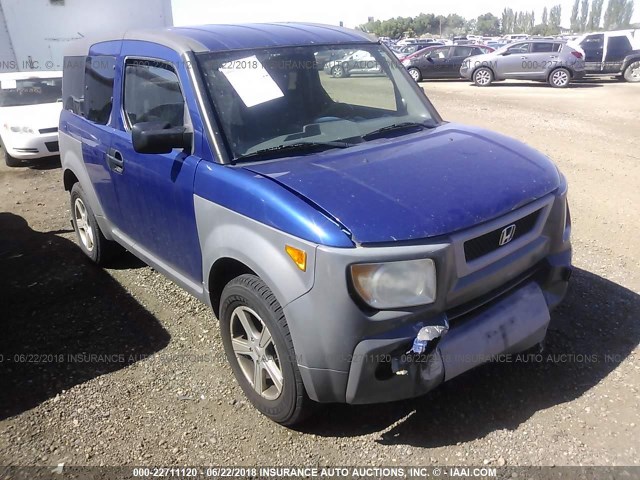 5J6YH28354L015484 - 2004 HONDA ELEMENT LX BLUE photo 1