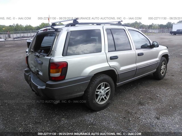 1J4GW48S74C104025 - 2004 JEEP GRAND CHEROKEE LAREDO/COLUMBIA/FREEDOM 金色 照片 4