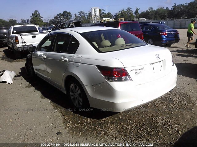 JHMCP26458C073937 - 2008 HONDA ACCORD LXP WHITE photo 3