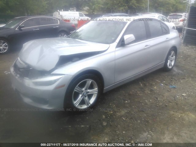 WBA3D5C52EKX95423 - 2014 BMW 328 D/XDRIVE SILVER photo 2