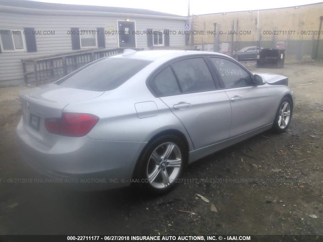 WBA3D5C52EKX95423 - 2014 BMW 328 D/XDRIVE SILVER photo 4