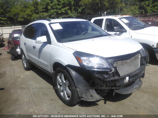 1GNKRJKD6GJ276005 - 2016 CHEVROLET TRAVERSE LTZ WHITE photo 1